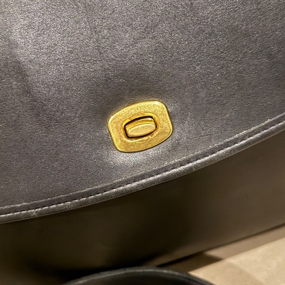 Vintage COACH Black Leather Lexington Briefcase - Picture 4 of 10